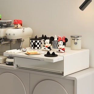 杯子防尘收纳置物架玻璃杯架水吧台储物架桌面茶具咖啡机收纳盒子