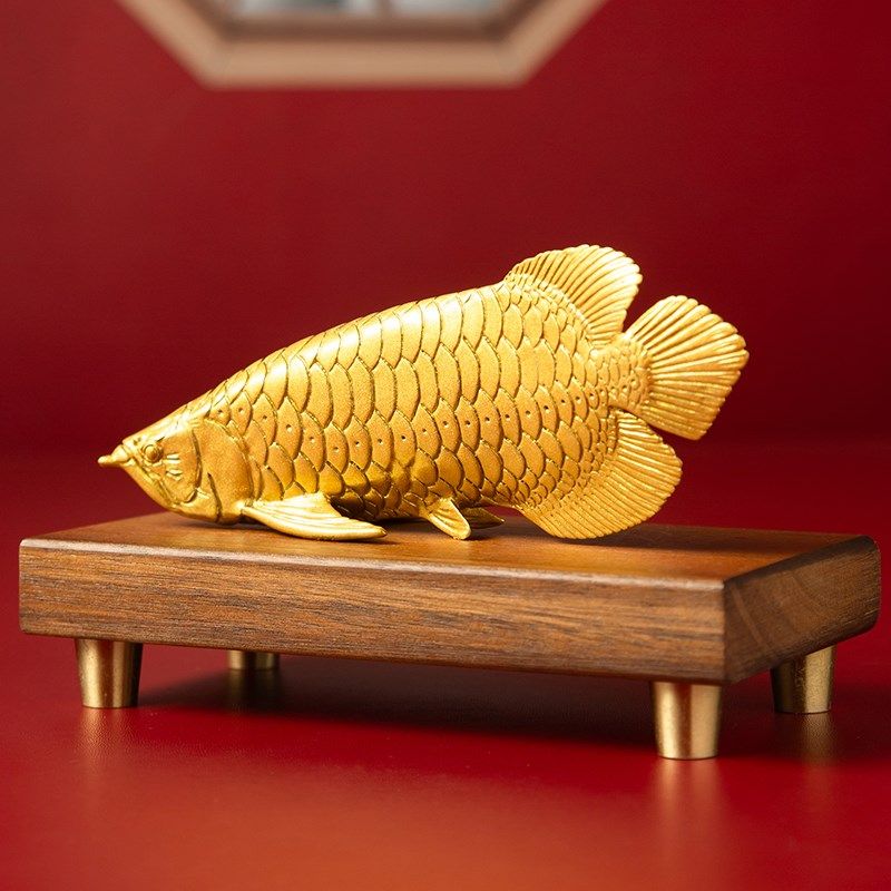 铜之魂金龙鱼摆件锦鲤铜工艺品家居办公室桌面装饰品新中式小礼物,家居饰品,装饰摆件,淘宝优惠券,粉丝福利购,淘宝优惠卷