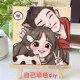 diy数字油画定制星蝶情侣卡通装 饰画油彩画手工填充礼物