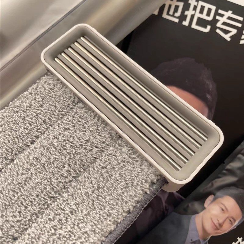 【送拖把夹】大卫平板拖把P12家用懒人拖2024新款免手洗拖地神器,家庭/个人清洁工具,静电除尘拖把,淘宝优惠券,粉丝福利购,淘宝优惠卷
