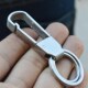 手工不锈钢钥匙扣 304不锈钢双层圈汽车遥控器钥匙挂件男腰挂快挂