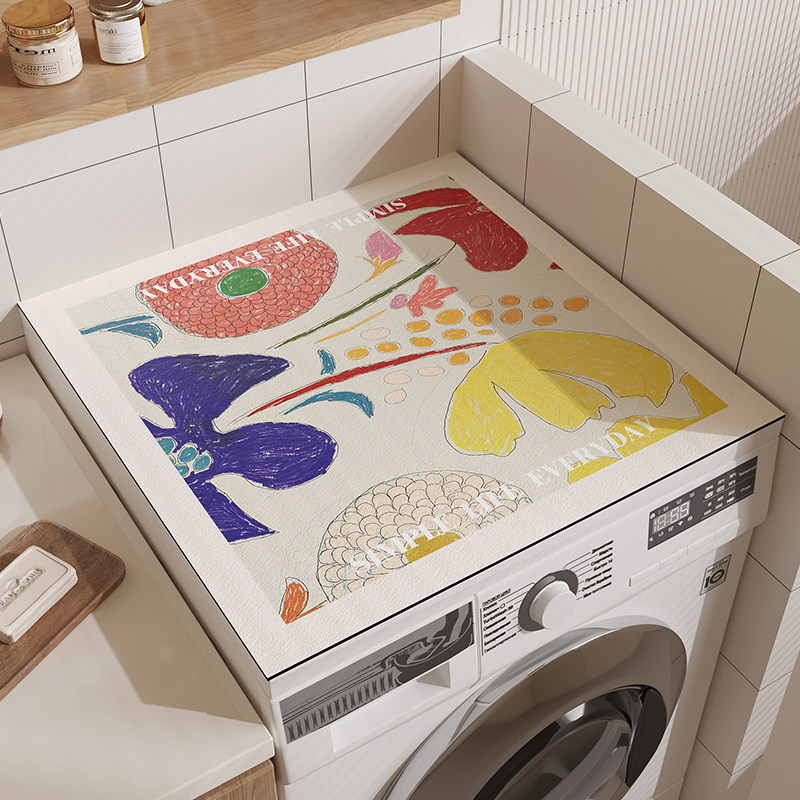 滚筒洗衣机冰箱盖布万能盖巾硅藻泥吸水垫防晒垫家用耐脏防尘盖垫,居家布艺,万能盖巾,淘宝优惠券,粉丝福利购,淘宝优惠卷