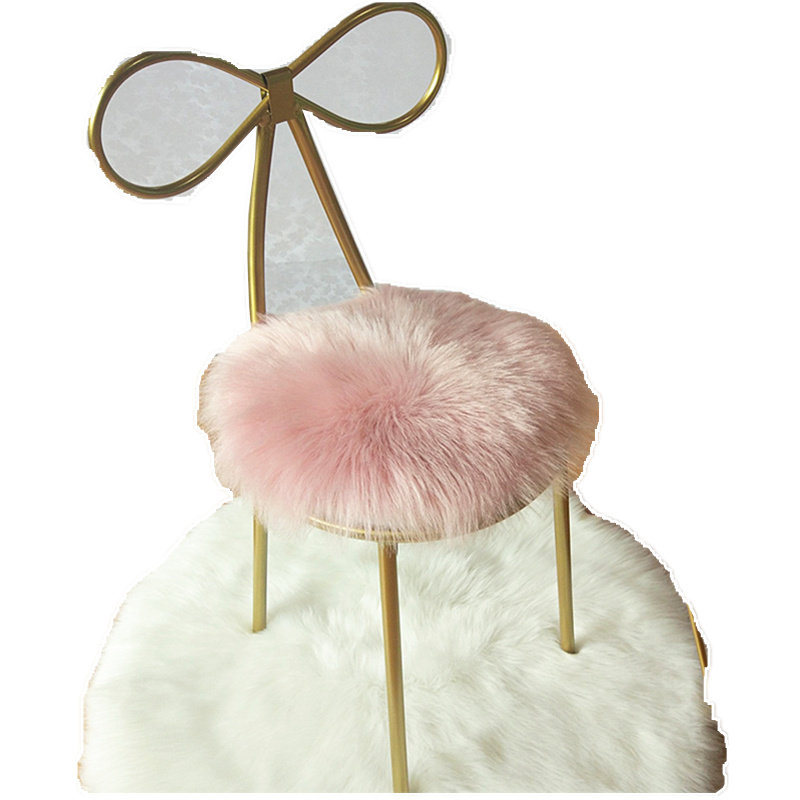 仿羊毛椅垫加厚长毛绒梳妆凳毛垫圆地垫冬季蝴蝶椅圆垫吧台椅子垫,居家布艺,椅垫,淘宝优惠券,粉丝福利购,淘宝优惠卷