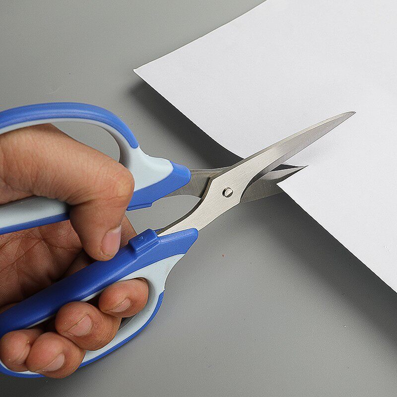 上汇办公裁剪手工不锈钢裁纸小中大号剪刀多彩家用学生美工diy剪