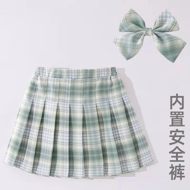 女童jk制服裙夏装百褶裙儿童班服小学生校服女孩gk夏季裙子学院风