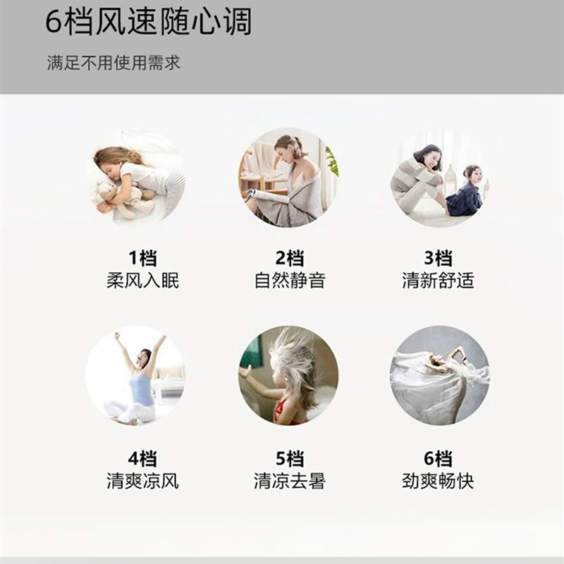 奶油风卧室智能语音吸顶灯儿童房主卧花朵摇头电风扇灯2023年新款