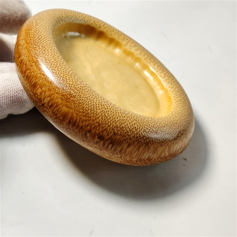 纯手工打磨竹根雕随行把玩件手把件一把抓把玩送礼收藏