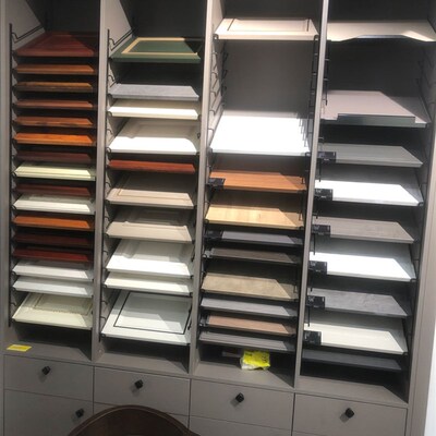 色板架五金瓷砖展架样板样品展示架放厨柜门样板架子连体展示架钩