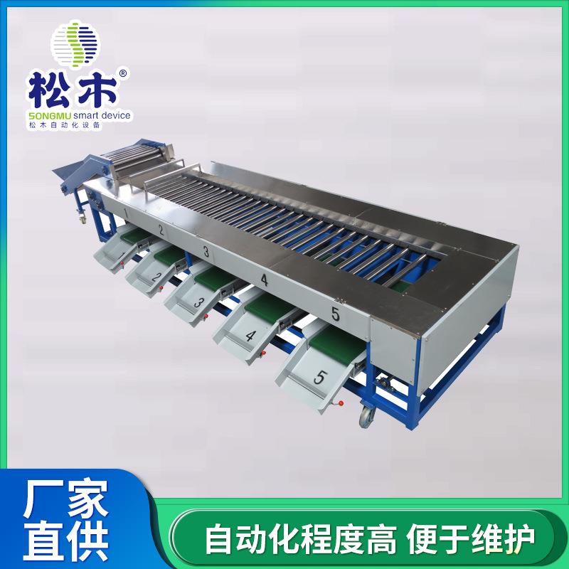 滚杠分选机选果机小柿子山楂分级机猕猴桃分拣机核桃芒果分选机