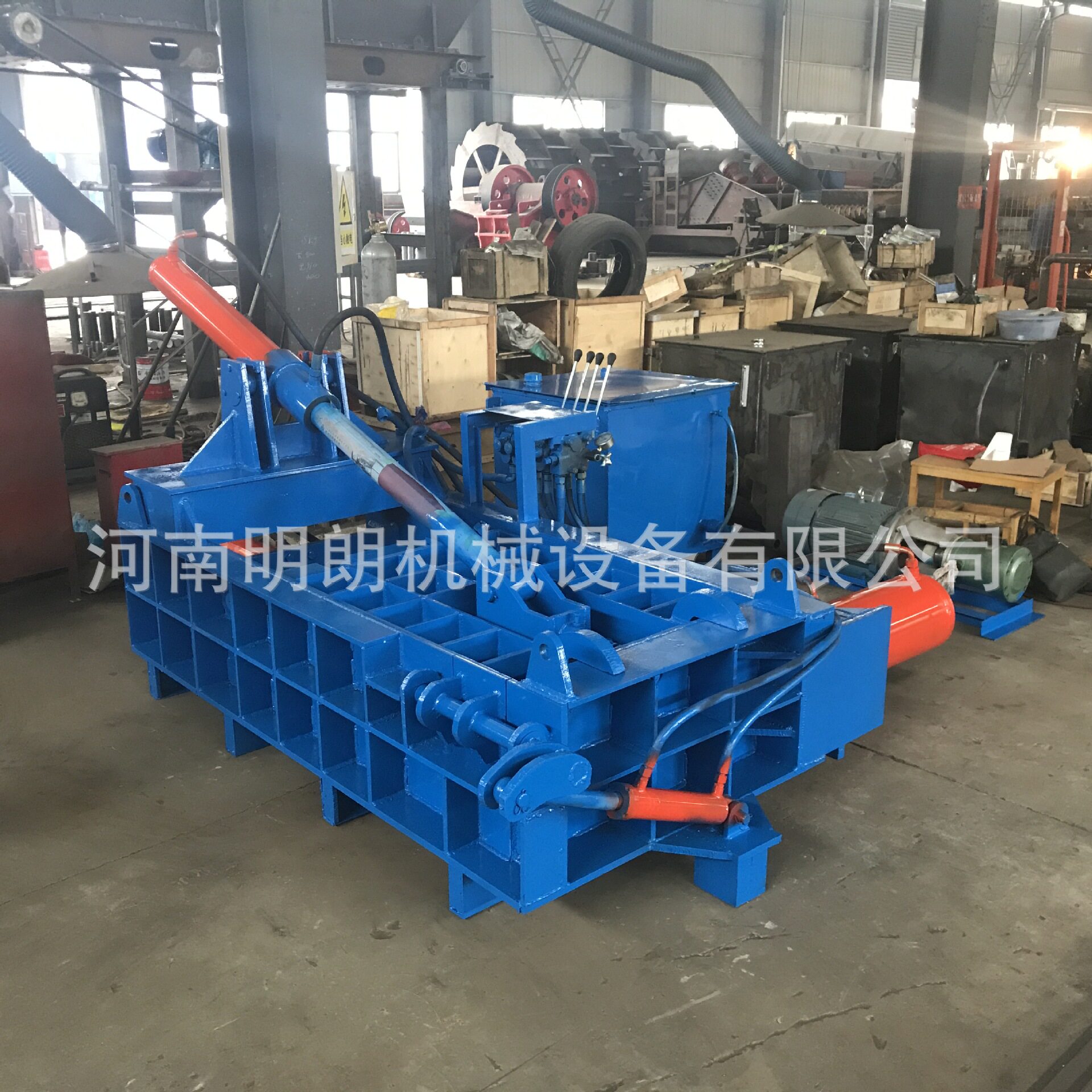 小型废铝金属废铁压块机价格废纸垃圾压缩机不锈钢液压打包机设备