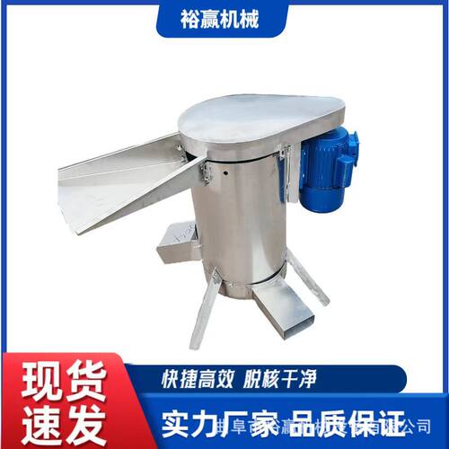 新款鲜山杏山桃去核机 樱桃钙果脱核机 工业用水果浆果肉核分离机