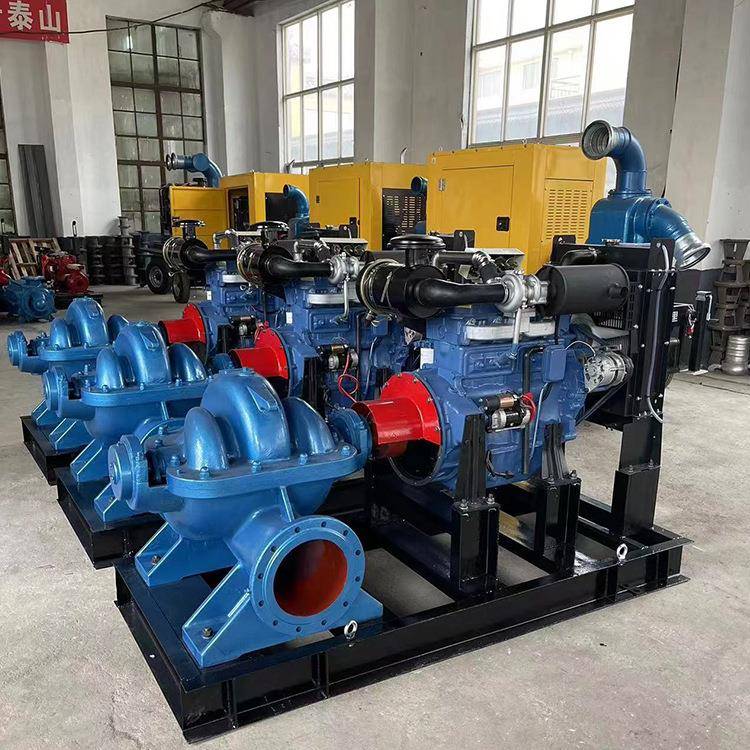 小型轮胎平台式吸水泵设备自走式抽水车自吸柴油抽水泵机器
