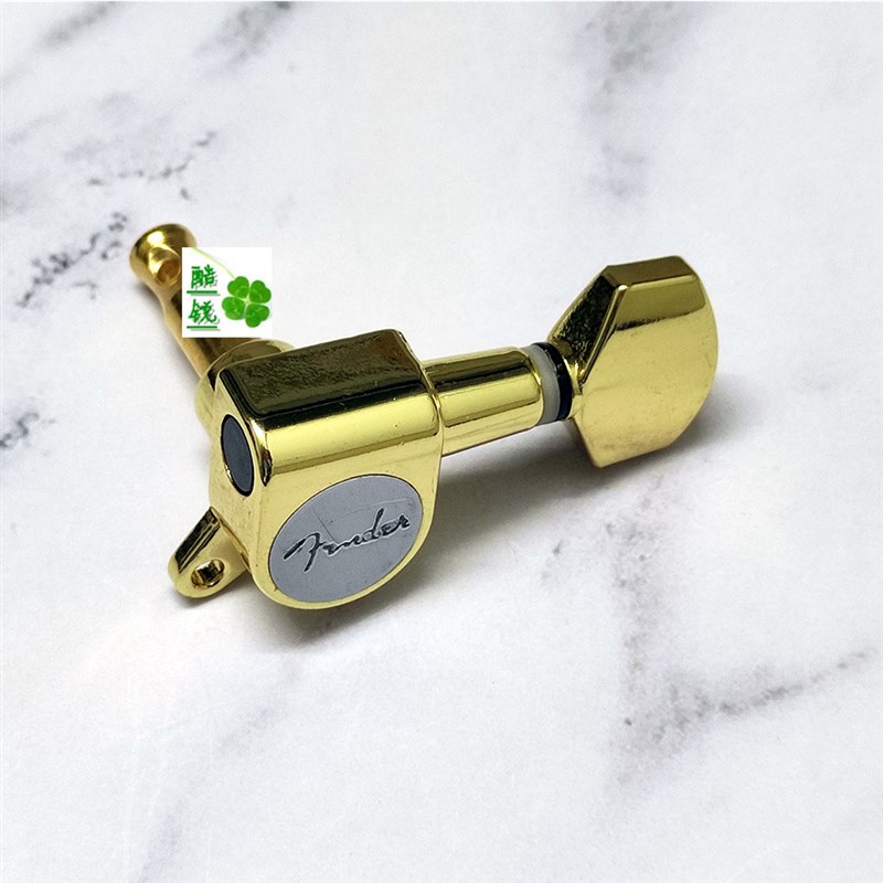 Fender芬达民谣木吉他弦钮卷弦器全封闭琴头钮双边旋钮弦准3左3右