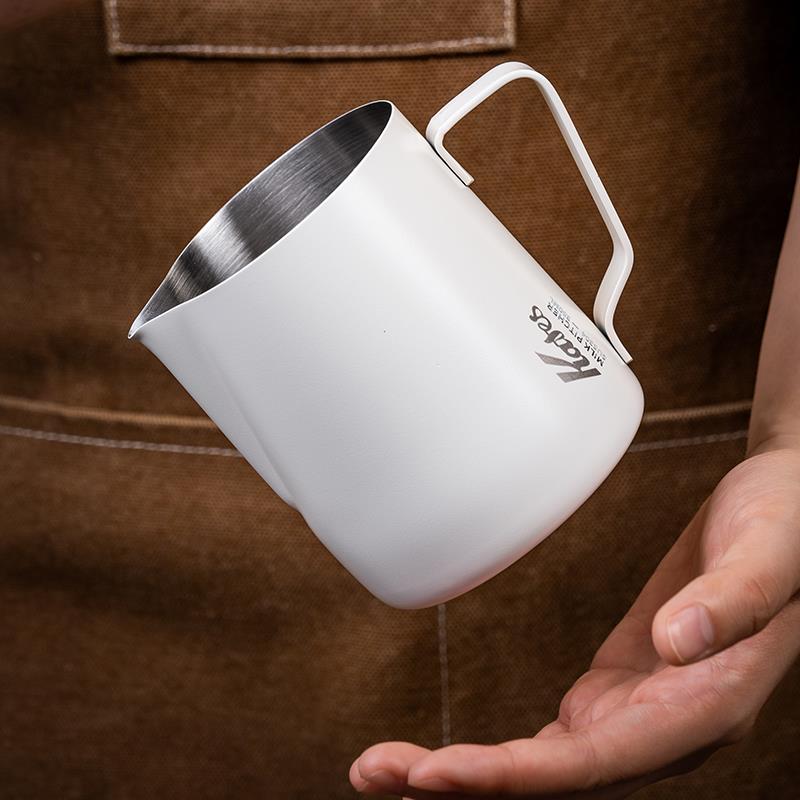 咖啡拉花缸304不锈钢尖嘴奶泡杯专业拉花杯咖啡机打奶杯350/600ml