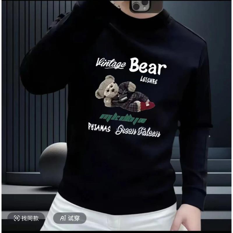 新华明百货卫衣秋冬o圆jJ领个性潮流重磅男士加绒加v厚保暖长袖卫