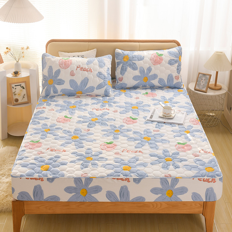 a类纯棉儿童防水床笠床罩隔尿透气可机洗全棉防滑床垫保护套定制