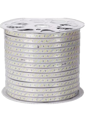 超亮220V户外防水led线条灯带高压白光装饰蓝色光灯条180灯家用