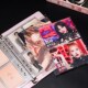 A5镭射卡页相册活页内页明信片四宫格花朵爱心活页追星收纳册定制