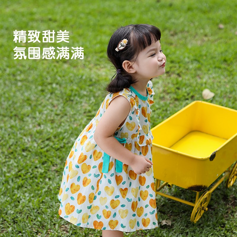 小小班同学2024新款女童夏装连衣裙a类宝宝衣服洋气吊带裙子