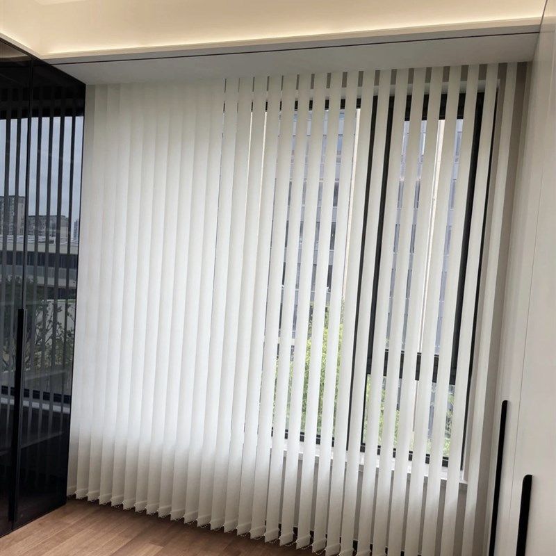 网红垂帘垂直帘竖百叶窗帘遮光防晒帘垂直帘小样