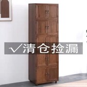 实木五斗柜卧室衣物收纳柜简易衣柜小型多功能阳台柜开门式 储物柜