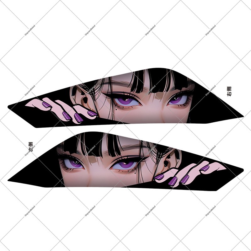 适用于无极RR0改装定风翼拉花贴花贴膜装饰防水保护贴纸