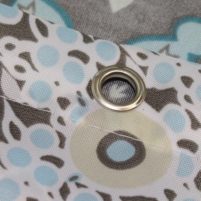 民族风浴室防水加厚浴帘墙布挡水浴帘布卫生间窗帘衣厨柜遮挡帘子