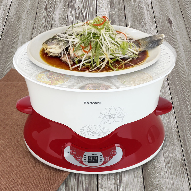 天际电炖炖锅隔水炖电炖盅陶瓷燕窝煮粥煲汤锅家用全自动一锅五胆