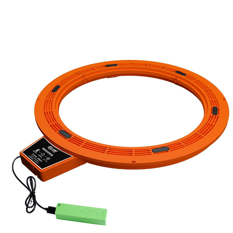 餐桌电动转盘底座圆桌智能桌面自动旋转台钢化玻璃转盘器家用