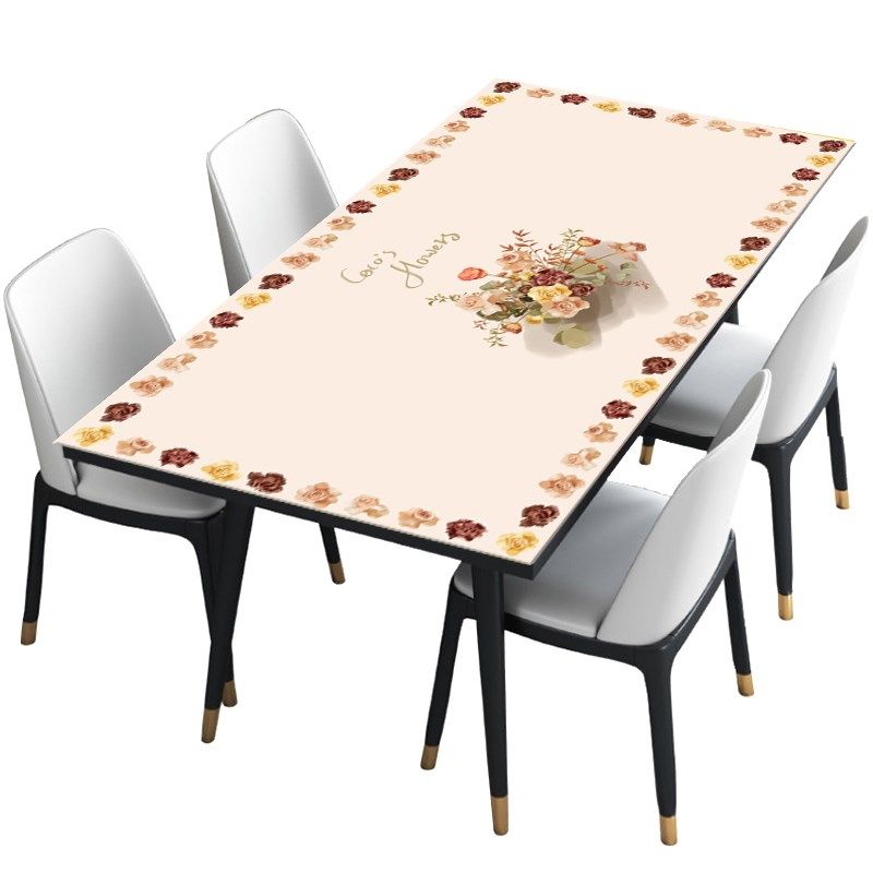 新桌布茶几客厅餐桌垫in防水防油免洗防烫少女心餐桌布,居家布艺,桌布,淘宝优惠券,粉丝福利购,淘宝优惠卷