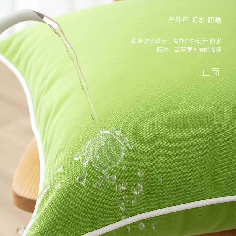 露天户外防水防晒抱枕藤椅沙发靠垫靠背室外吊篮腰枕靠垫定制软包