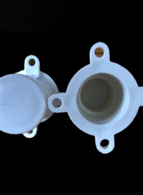 热销推荐白色pvc预埋带耳吊卡底座电线管吊座16 20通用