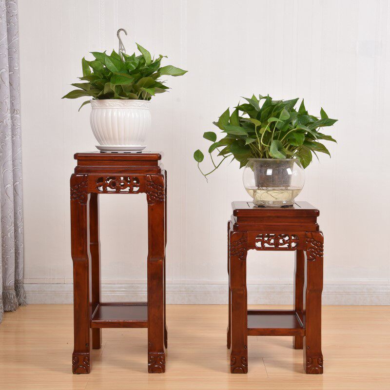 室内实木花架超承重鱼缸架盆景桌置物架石头底座客厅绿萝花盆架子,住宅家具,花架/花几,淘宝优惠券,粉丝福利购,淘宝优惠卷