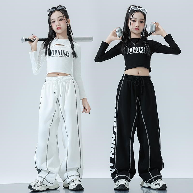 女童爵士舞服装t台时髦走秀潮服少儿街舞jazz套装女团舞蹈演出服