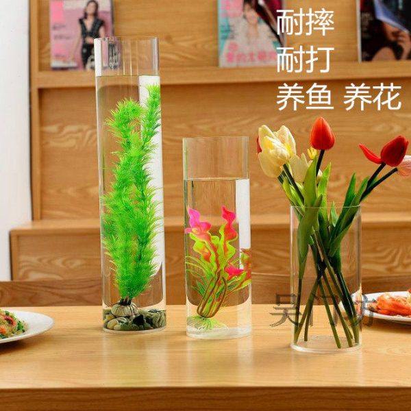 有机玻璃管 亚克力透明花瓶 桌面矮鱼缸 塑料管 塑料花瓶胖矮花器,橡塑材料及制品,亚克力/有机玻璃,淘宝优惠券,粉丝福利购,淘宝优惠卷
