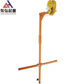 东弘空调外机安装 神器手摇升降工具可拆卸起重支架 小吊机高空吊装