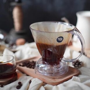 中国台湾Mr.Clever咖啡聪明杯手冲扇形过滤杯滴漏浸泡式手冲器具