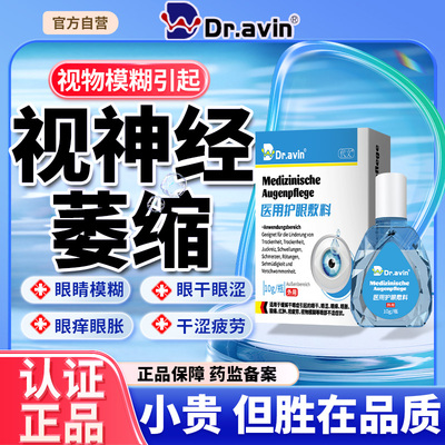 戴文制药视物模糊引起视神经萎缩