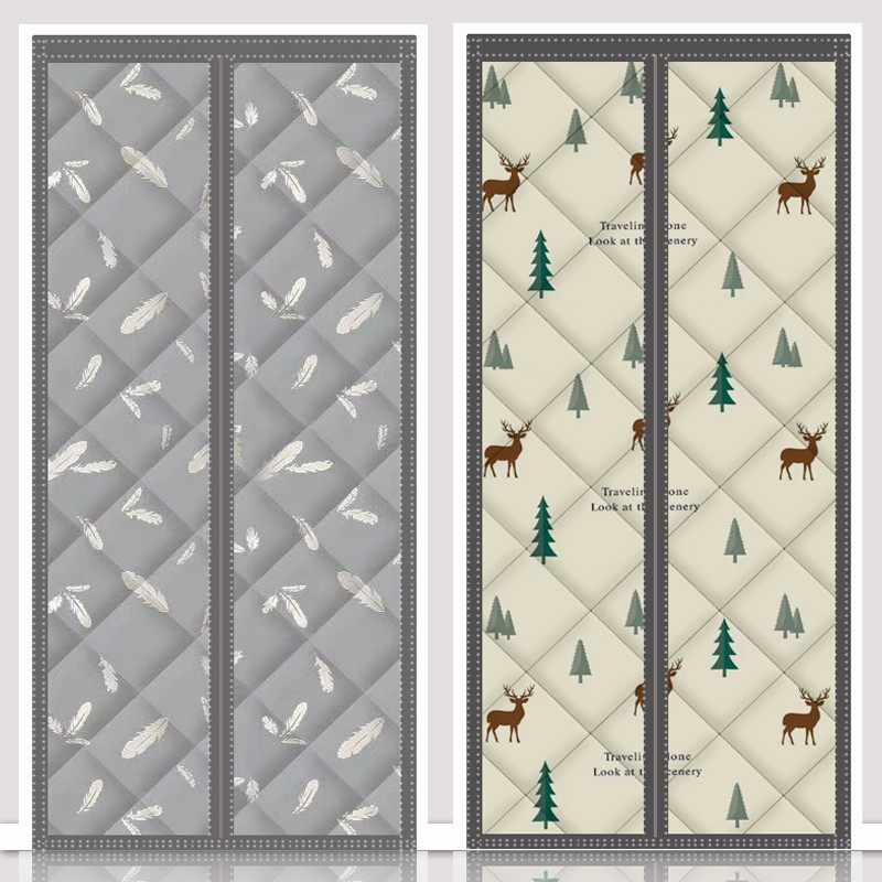 加厚冬季棉门帘家用空调保温保暖冬天防风防寒隔音密封自吸隔断帘