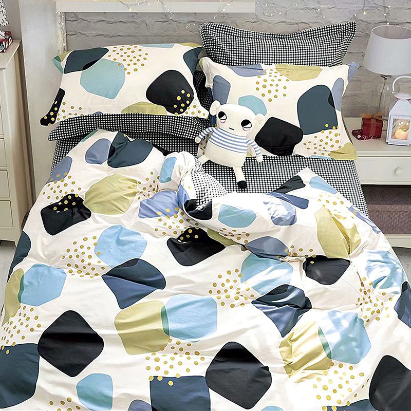 定做纯棉儿童被套 北欧风1.2米1.5x2.0m幼儿园婴儿宝宝单套被罩