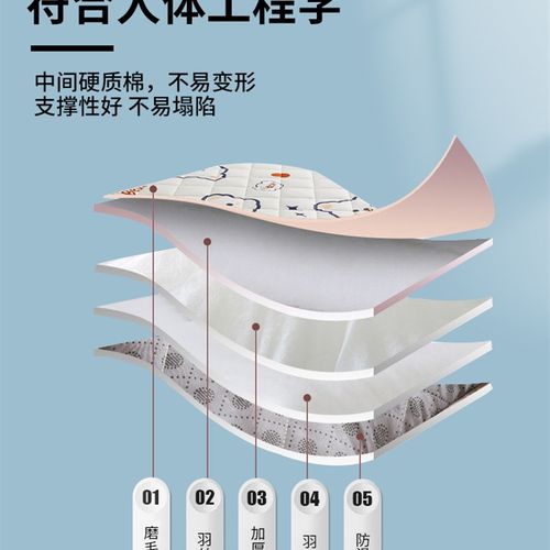 床垫90宽高中生宿舍学生单人九十公分长一米九120乘200折叠床褥子