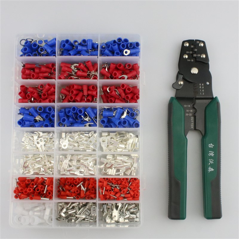 电线接线端子冷压端头管型铜接头电线连接器组合套装线耳插针线鼻