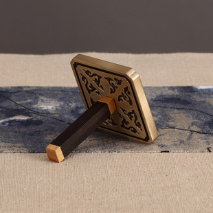 瑞象 纯铜方形灰押灰压香灰整平器檀香打香篆打香拓香道用品