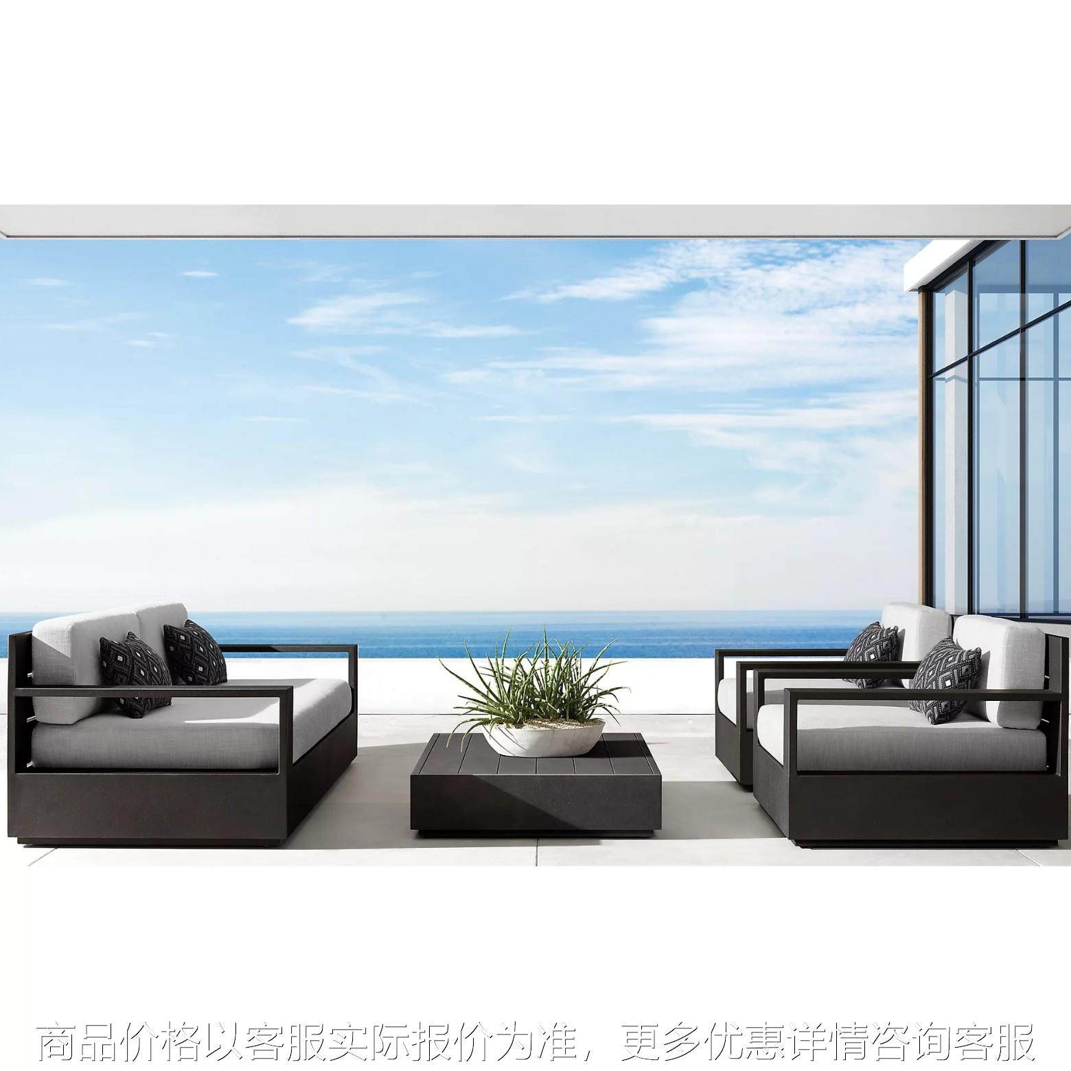 户外铝合金休闲沙发组合庭院别墅花园防水防晒室外外摆高端座椅,住宅家具,桌椅套件,淘宝优惠券,粉丝福利购,淘宝优惠卷