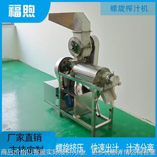 商用苹果桃子桑葚破碎榨汁机 蔬菜生姜榨汁机 螺旋式