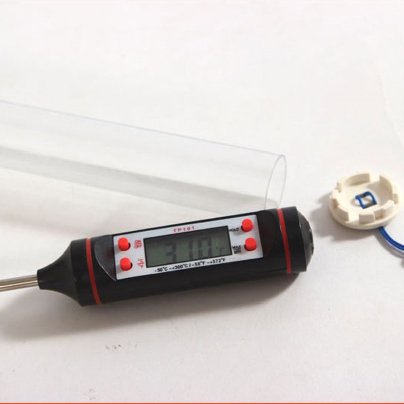 电子食品温度计厨房家用奶粉测水温计食物液体烘焙油炸油温表探针