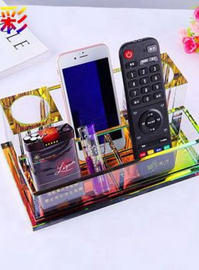 水晶话筒架麦克风支架KTV用品桌面无线话筒座水晶座咪唑台式摆件