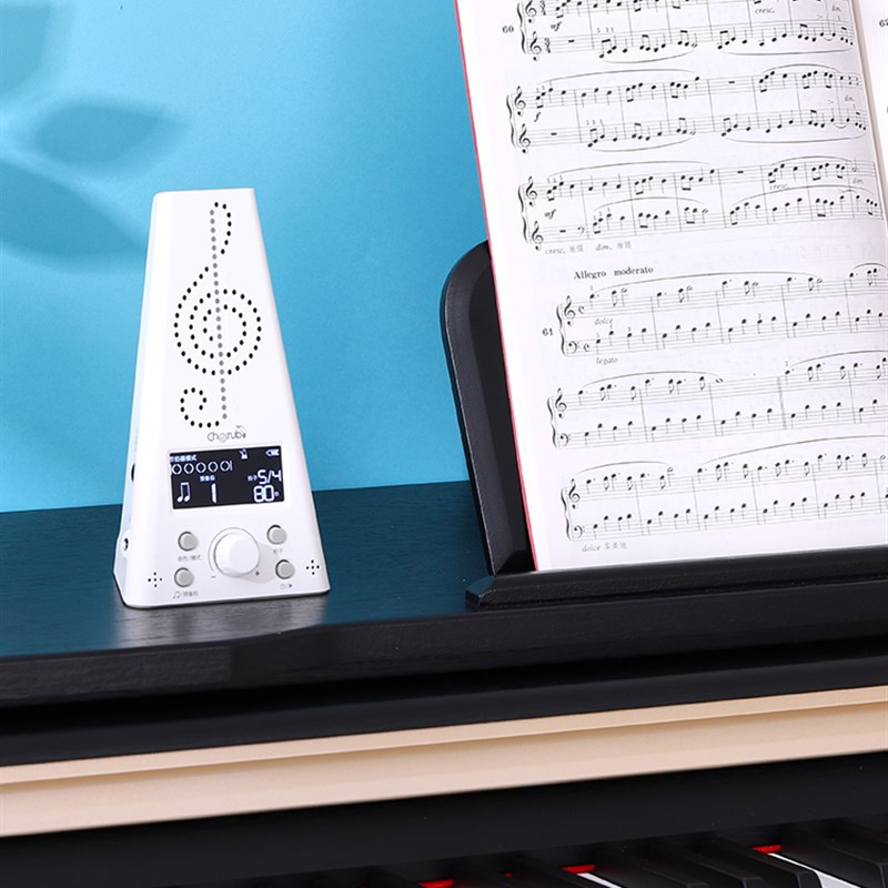 充电款电子节拍器人声数拍吉他钢琴架子鼓古筝乐器调音节奏三合一