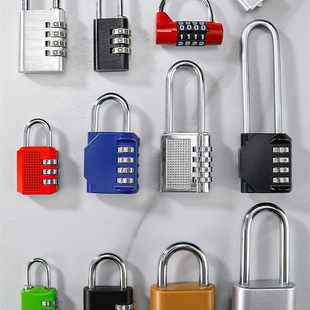 加长梁密码锁挂锁储物柜子宿舍柜门锁头健身房长杆户外防水防盗锁