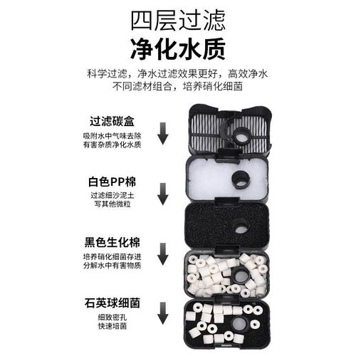 UP120过滤器雅博120水草热带鱼缸滤桶壁挂式水族箱外置小型泵阿浪